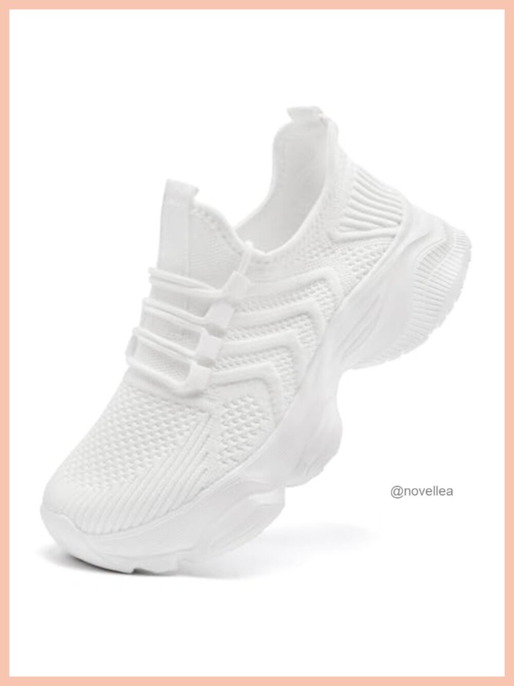 Women's Lightweight Breathable Mesh Sneakers Non-Slip Platform Running Shoes